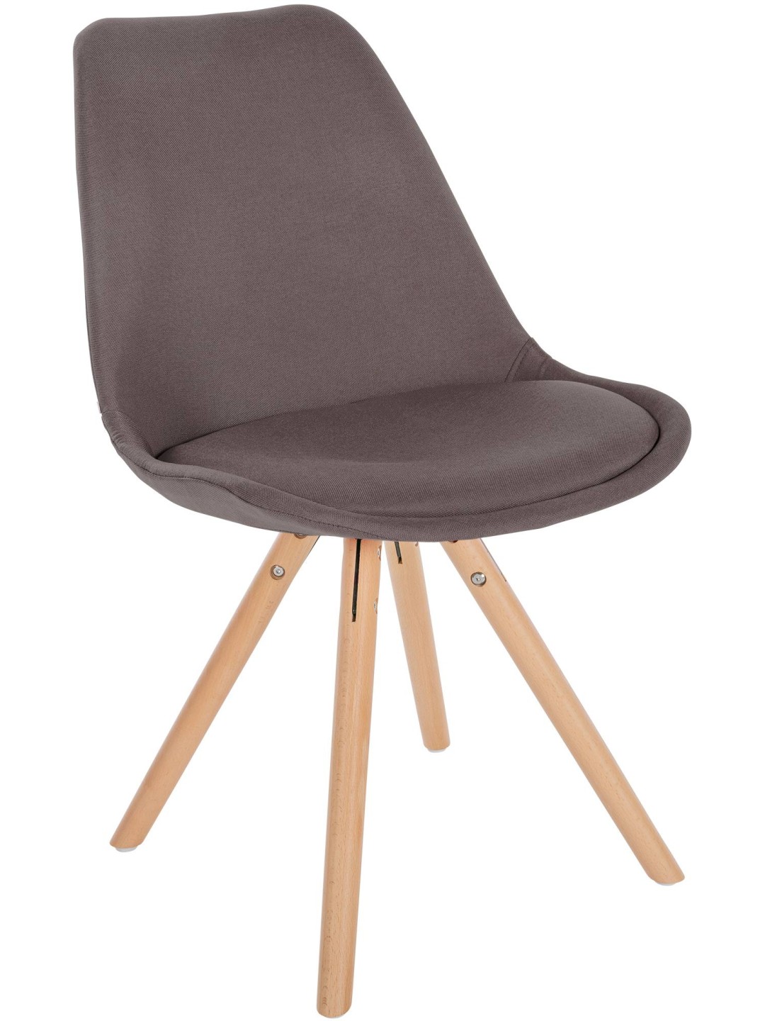 Stol Sofia Stof Rund, taupe