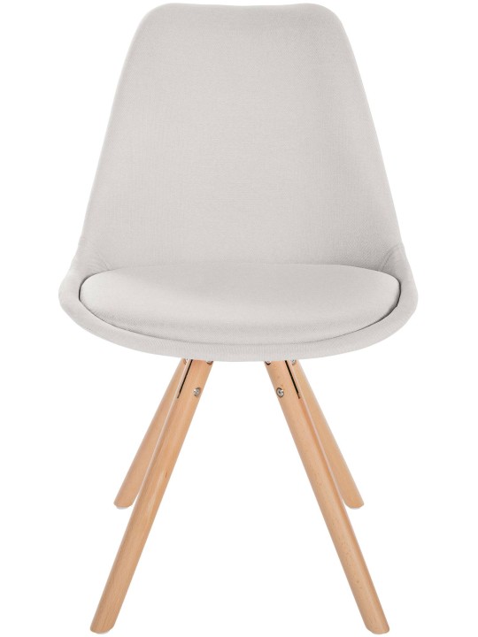 Stol Sofia Stof Rund, creme