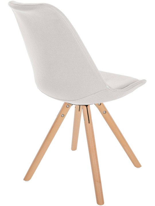 Stol Sofia Stof Rund, creme