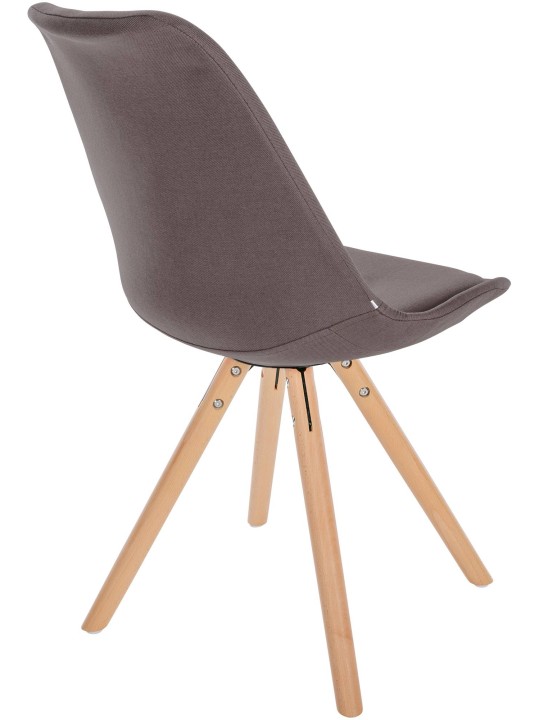 Stol Sofia Stof Rund, taupe