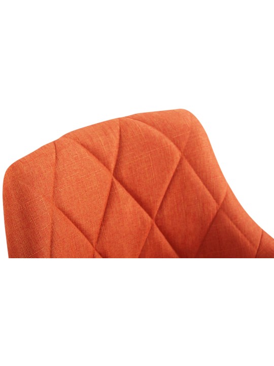 Arbejdsskammel Lazio stof, orange