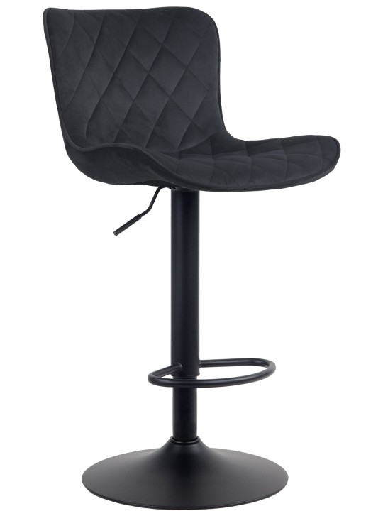 Barstol Emma velvet, sort Barstol Emma velvet, sort
