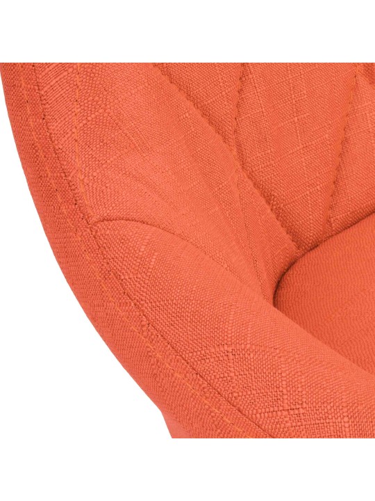 Barstol Lazio stof krom, orange