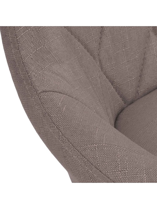Barstol Lazio stof krom, taupe