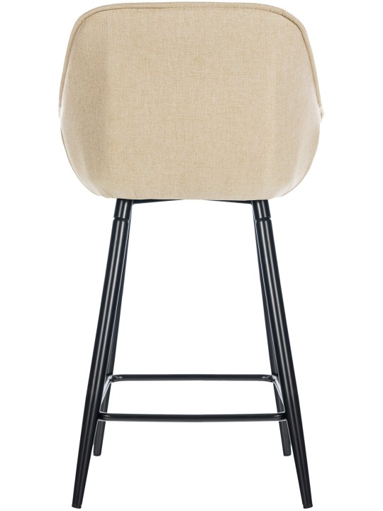 Sæt med 2 barstole Gibson stof, creme Sæt med 2 barstole Gibson stof, creme