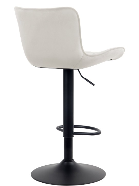Sæt med 2 barstole Emma velvet, creme Sæt med 2 barstole Emma velvet, creme