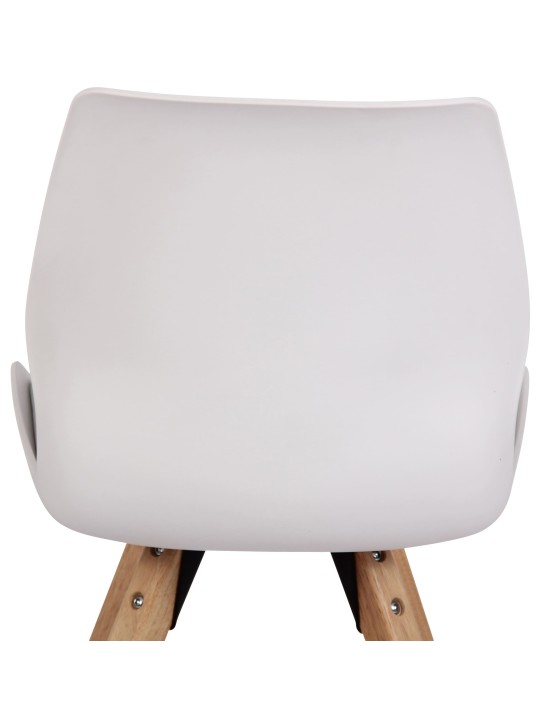 Stol Luna plast, hvid