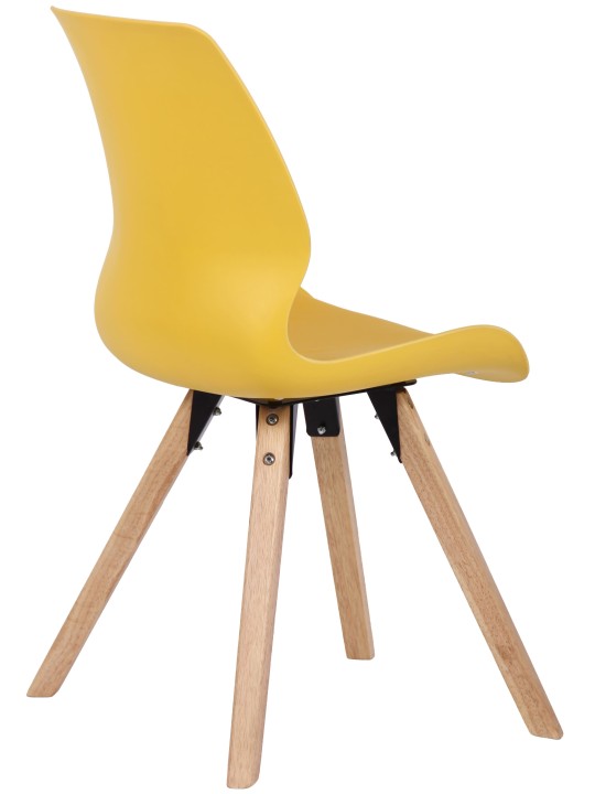 Stol Luna plast, gul Stol Luna plast, gul