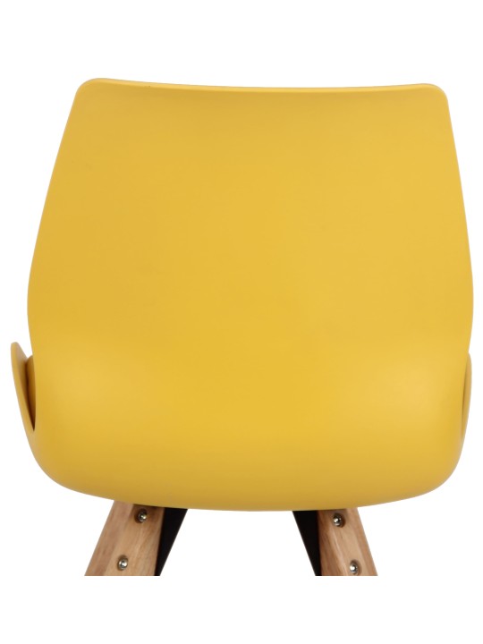 Stol Luna plast, gul Stol Luna plast, gul