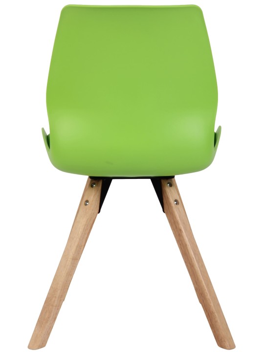 Stol Luna plast, grøn