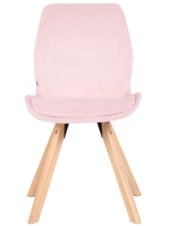 Stol Luna Velvet, pink
