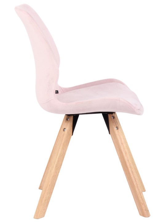 Stol Luna Velvet, pink