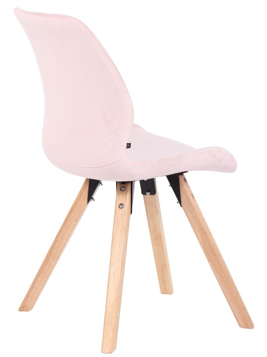 Stol Luna Velvet, pink