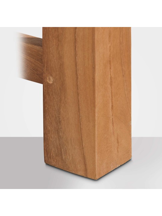 Teak bænk Jackson V2 120 cm, teak