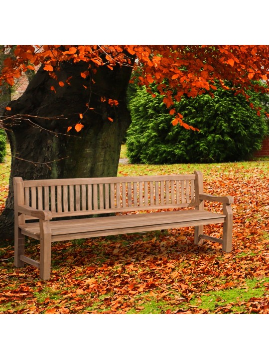 Teak bænk Jackson V2 240 cm, teak