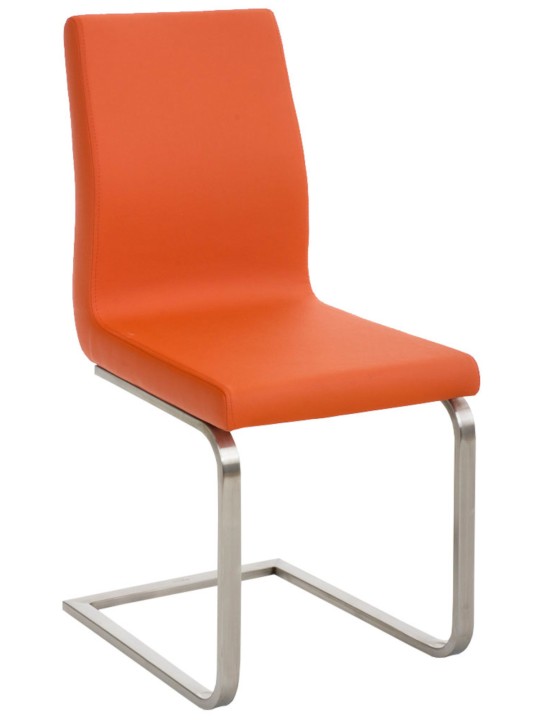 Sæt med 2 Belfort spisestuestole, orange