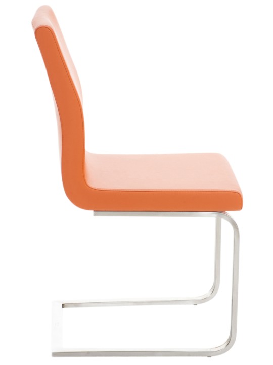 Sæt med 2 Belfort spisestuestole, orange