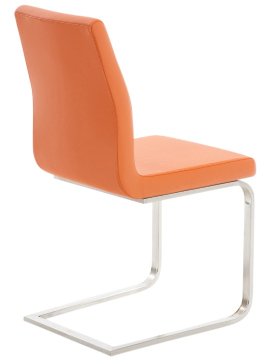 Sæt med 2 Belfort spisestuestole, orange