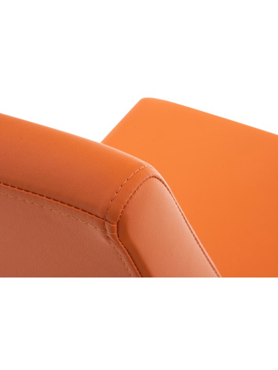 Sæt med 2 Belfort spisestuestole, orange