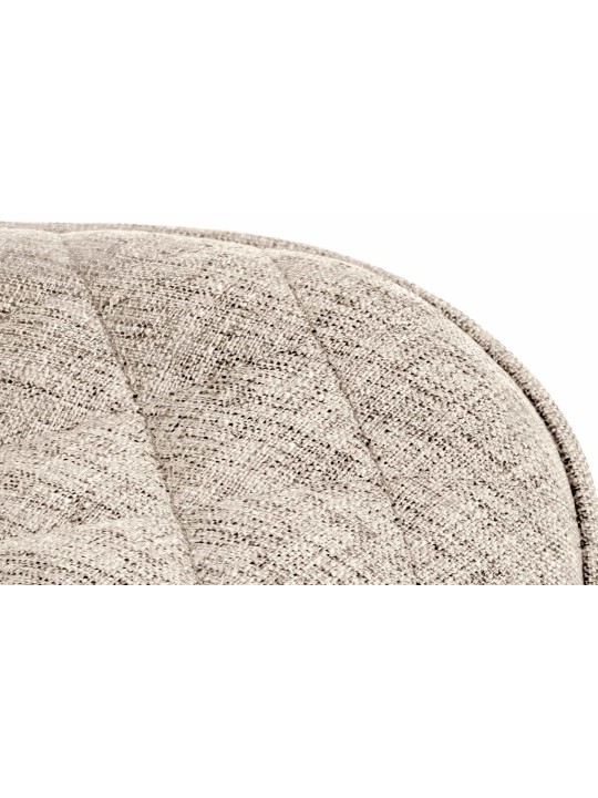Sæt med 2 barstole Minosa stof, taupe