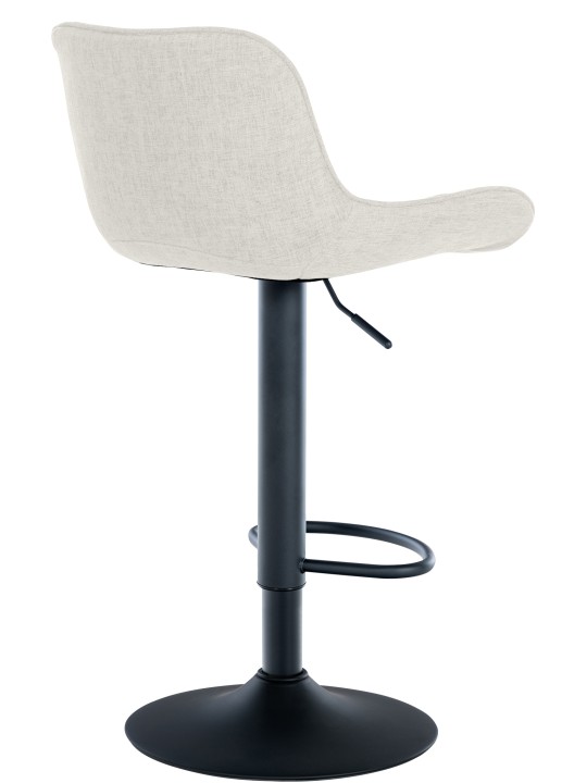 Sæt med 2 barstole Minosa stof, creme