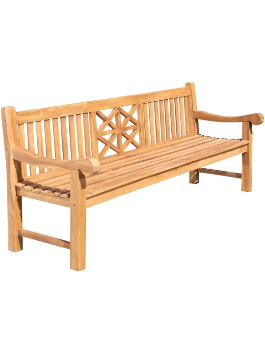 Teak bænk Florida 240 cm, teak