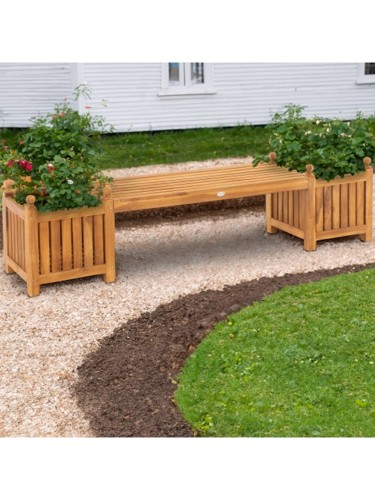 Teak bænk Boston, teak