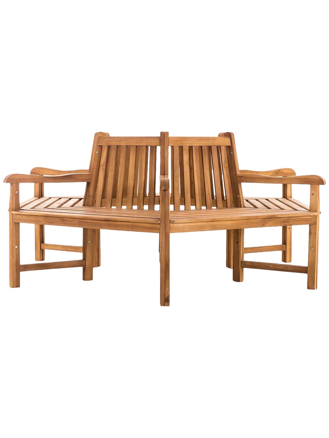 Sonja træbænk med armlæn 200 cm, teak