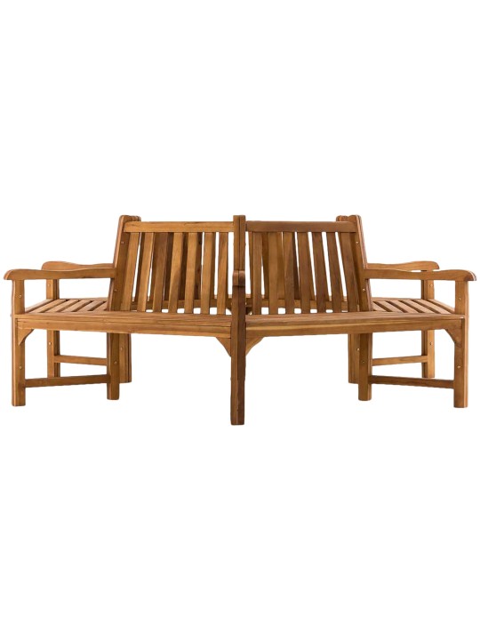 Sonja træbænk med armlæn 250 cm, teak