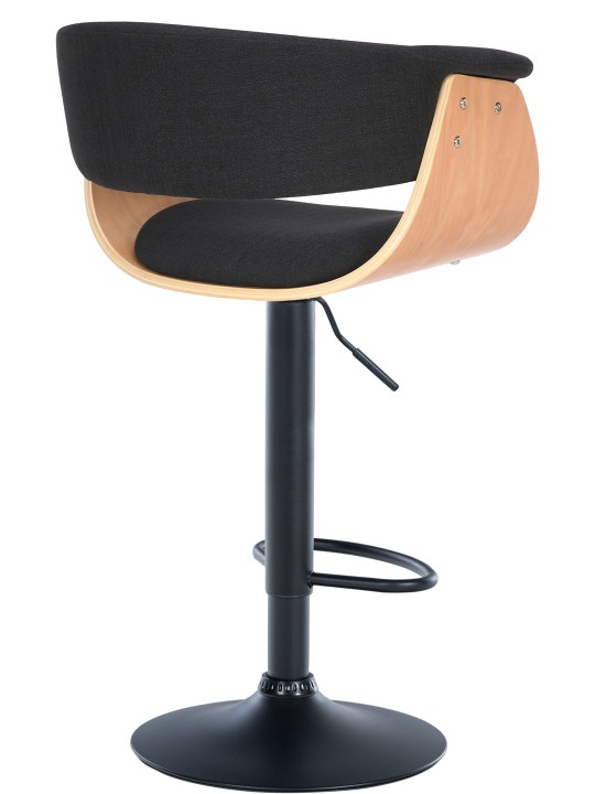 Barstol Vestal stof, natur/sort Barstol Vestal stof, natur/sort
