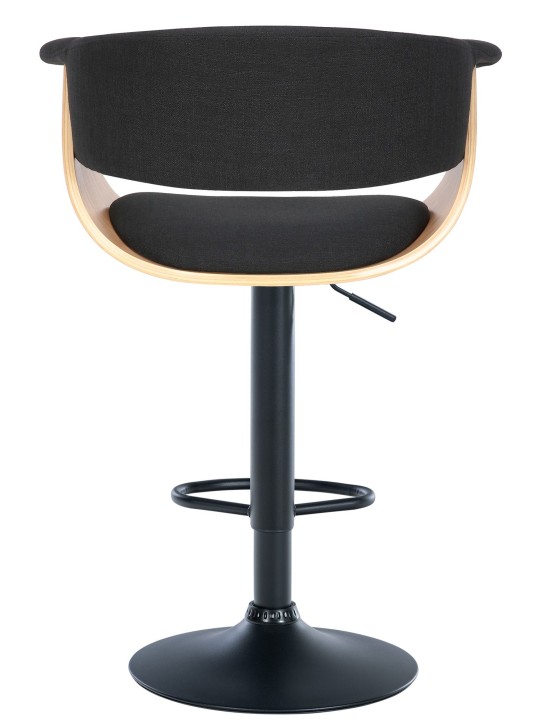Barstol Vestal stof, natur/sort Barstol Vestal stof, natur/sort