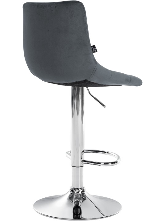 Barstol Jerry Velvet Chrome, mørkegrå Barstol Jerry Velvet Chrome, mørkegrå