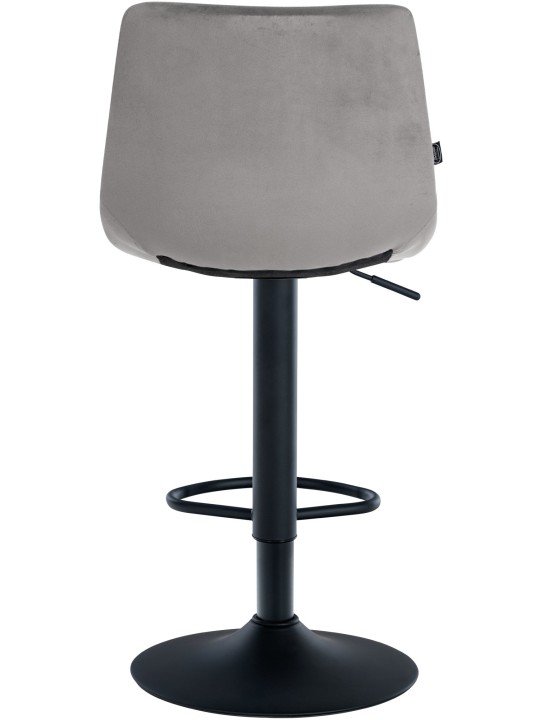 Barstol Jerry velvet, grå