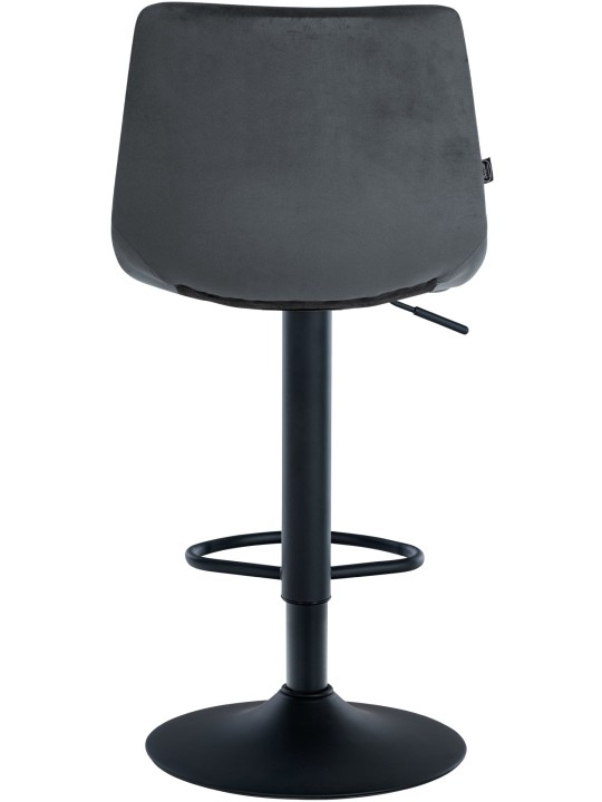 Barstol Jerry velvet, mørkegrå