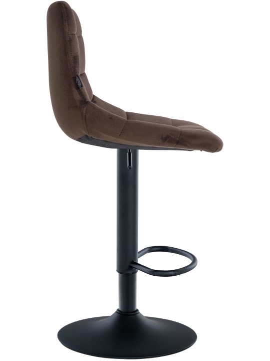 Barstol Jerry velvet, brun