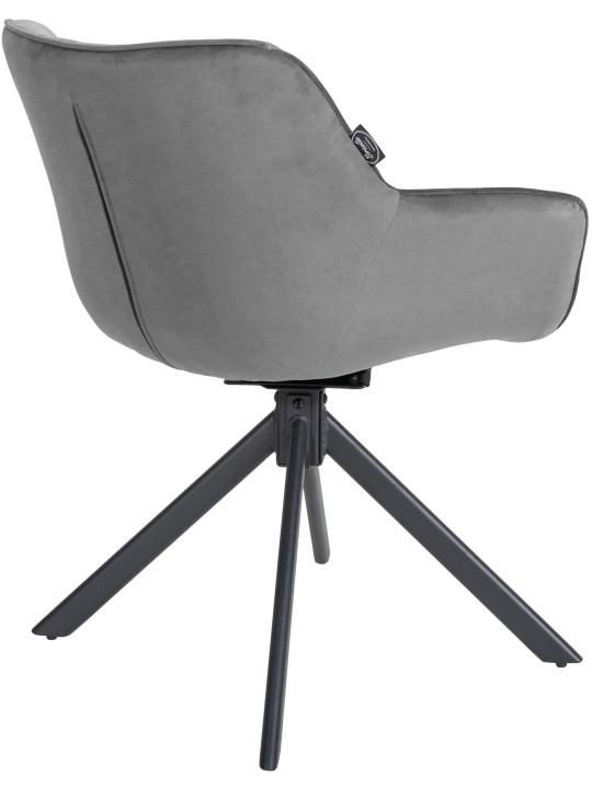 Stol Westport Velvet, grå