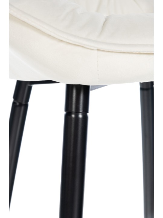 Sæt med 2 barstole Gibson 76 velvet, creme Sæt med 2 barstole Gibson 76 velvet, creme