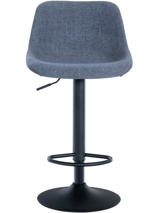 Sæt med 2 barstole loftsstof, blå