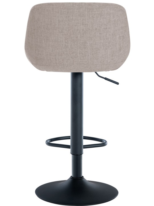 Sæt med 2 barstole loftsstof, taupe