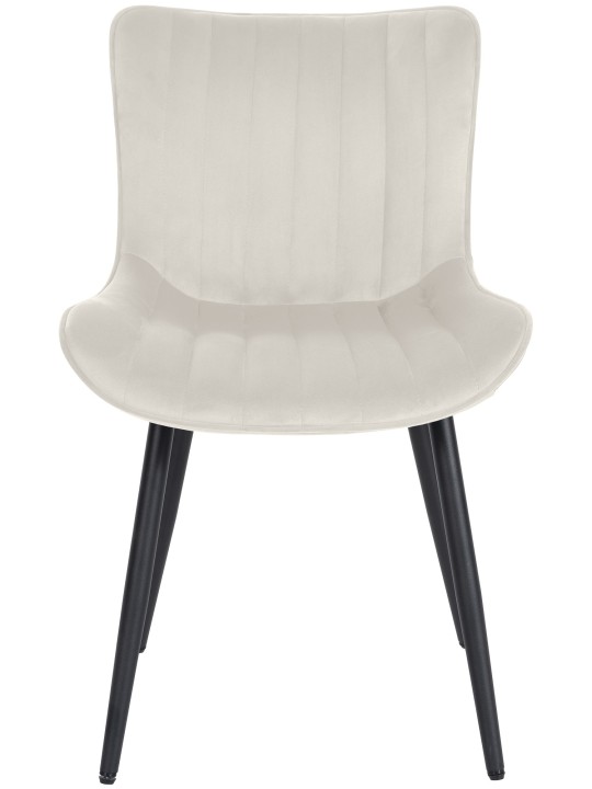 Stol Largo fløjl, creme