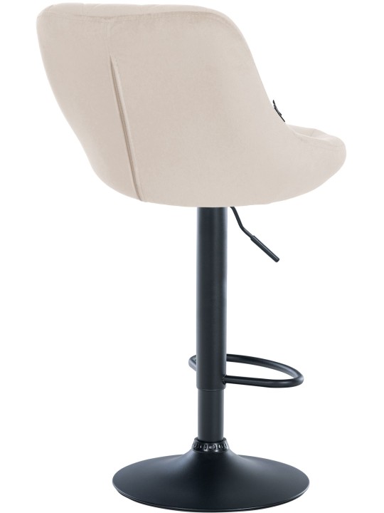 Barstol Lazio fløjl, creme