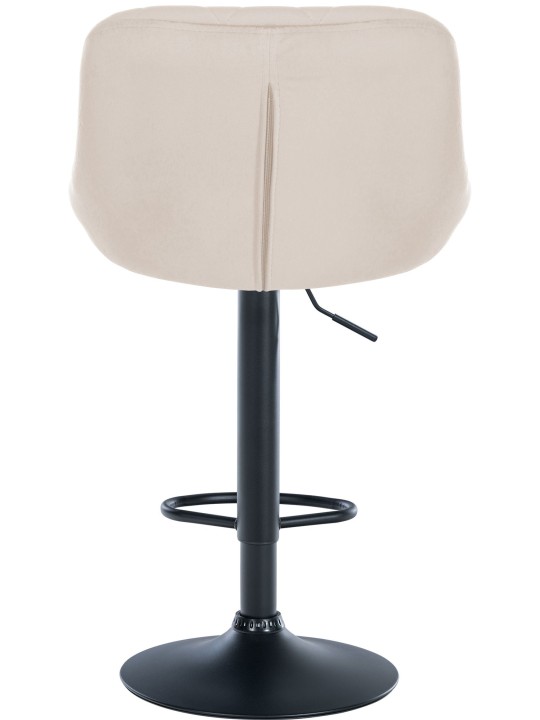 Barstol Lazio fløjl, creme