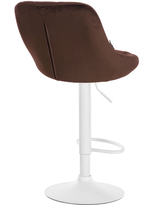 Barstol Lazio fløjl, brun