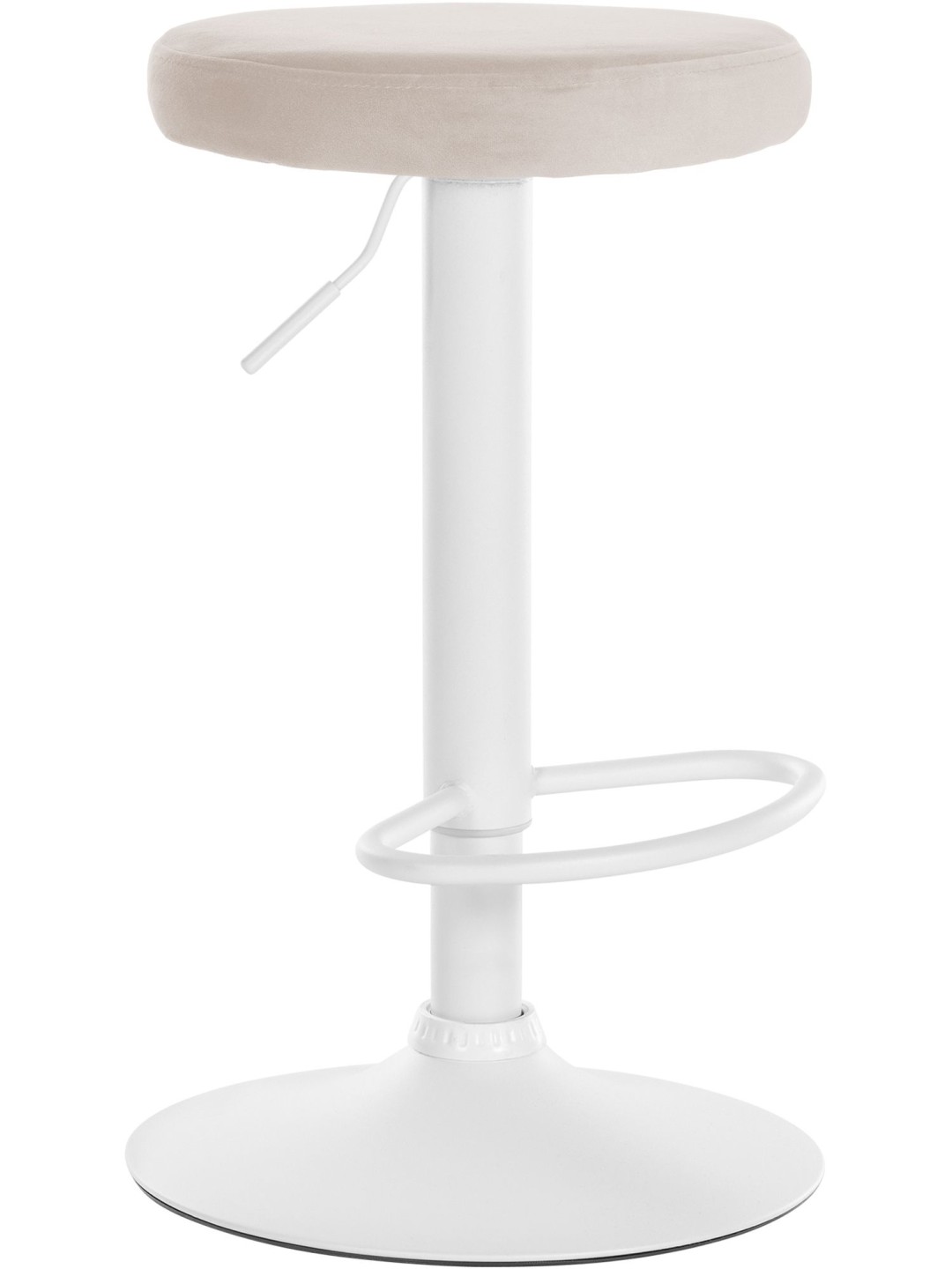 Barstol Ponte velvet, creme