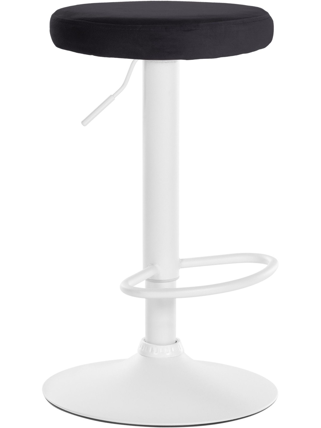 Barstol Ponte velvet, sort