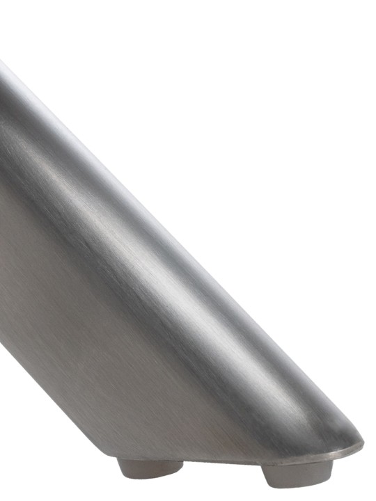 Spisestuestol Swing velour rustfrit stål, sort