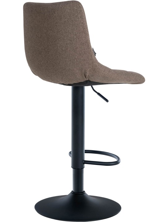 Sæt med 2 barstole Jerry stof, taupe