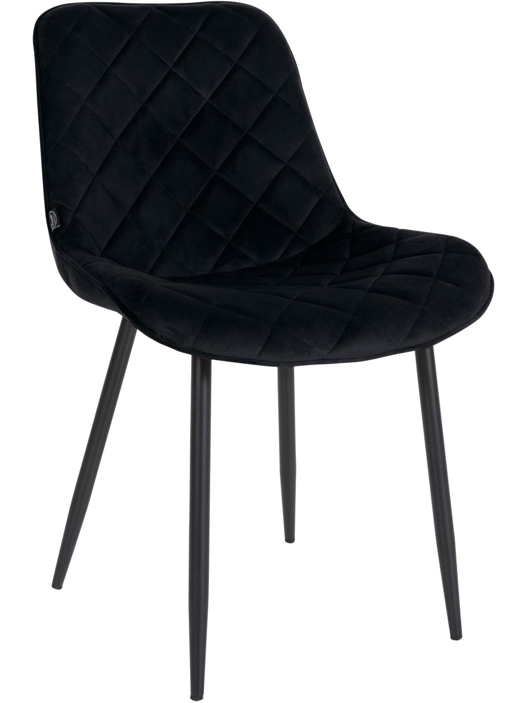 Chair Springs Velvet, sort