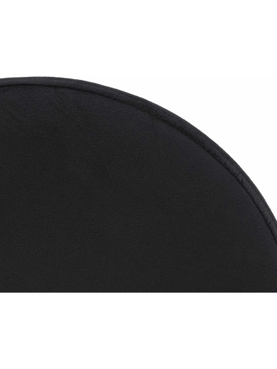 Sæt med 2 barstole Ponte velvet, sort