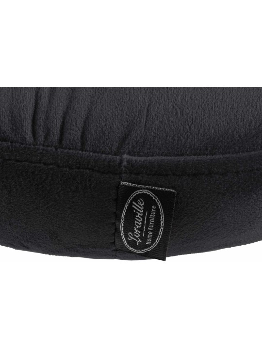 Sæt med 2 barstole Ponte velvet, sort